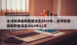全球疫情最新数据消息2024年，全球疫情最新数据消息2024年11月