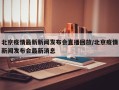 北京疫情最新新闻发布会直播回放/北京疫情新闻发布会最新消息