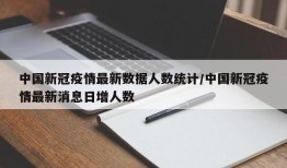 中国新冠疫情最新数据人数统计/中国新冠疫情最新消息日增人数