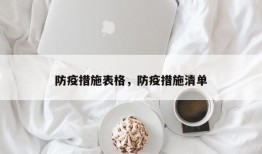 防疫措施表格，防疫措施清单