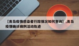 【青岛疫情感染者行踪情况如何查询】,青岛疫情确诊病例活动轨迹
